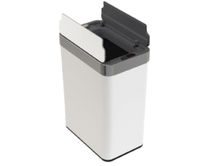 Caixote do Lixo 50L em Aço Inoxidável com Sensor Automático