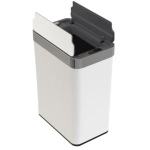 Caixote do Lixo 50L em Aço Inoxidável com Sensor Automático