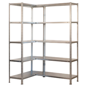 Estante de canto Metálico 10 prateleiras em aço
